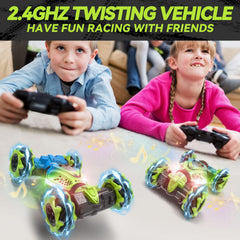 Dysaim Gesture RC Car 2.4GHz remote control enables interference-free play.
