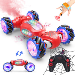 Dysaim Spider RC Car with gesture watch for hands-free control and swift stunts.