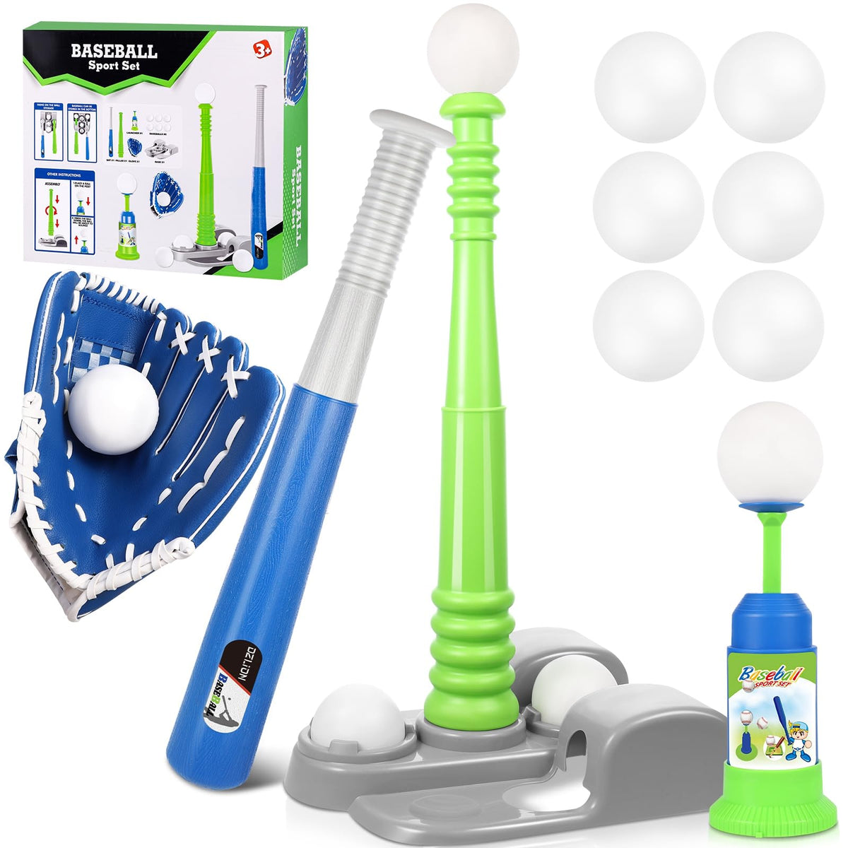 DZLION T Ball Set box image showing complete kit for easy setup and unboxing