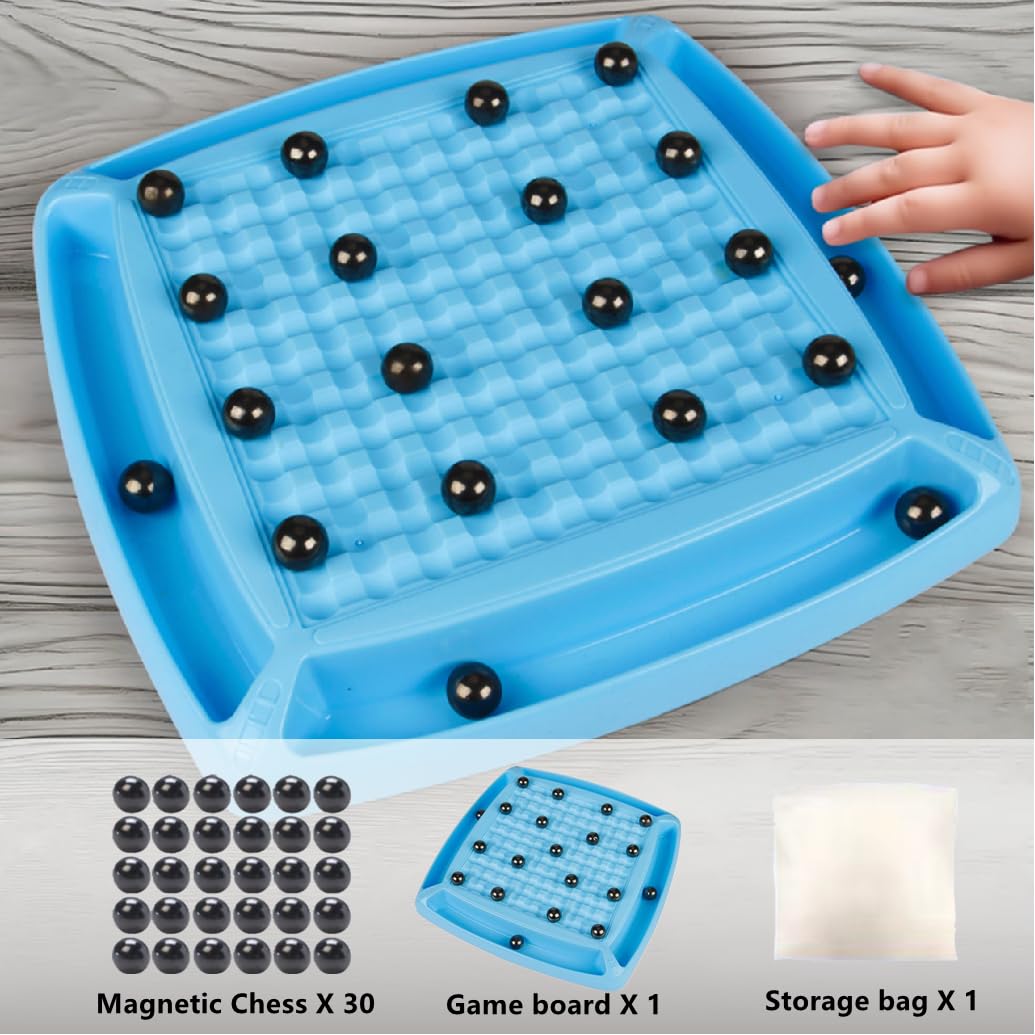 DZX magnetic chess during family play, ideal for bonding.