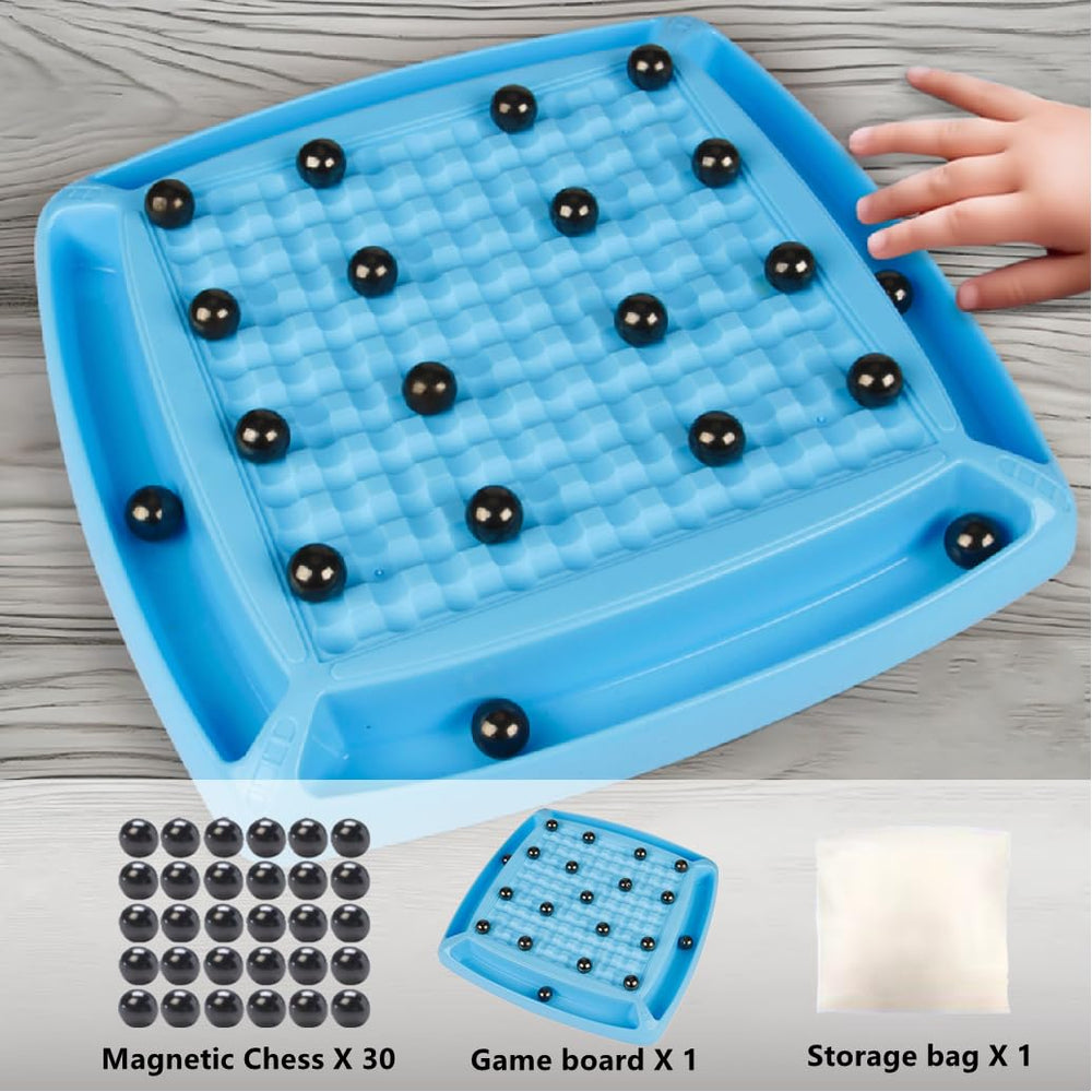 DZX magnetic chess during family play, ideal for bonding.