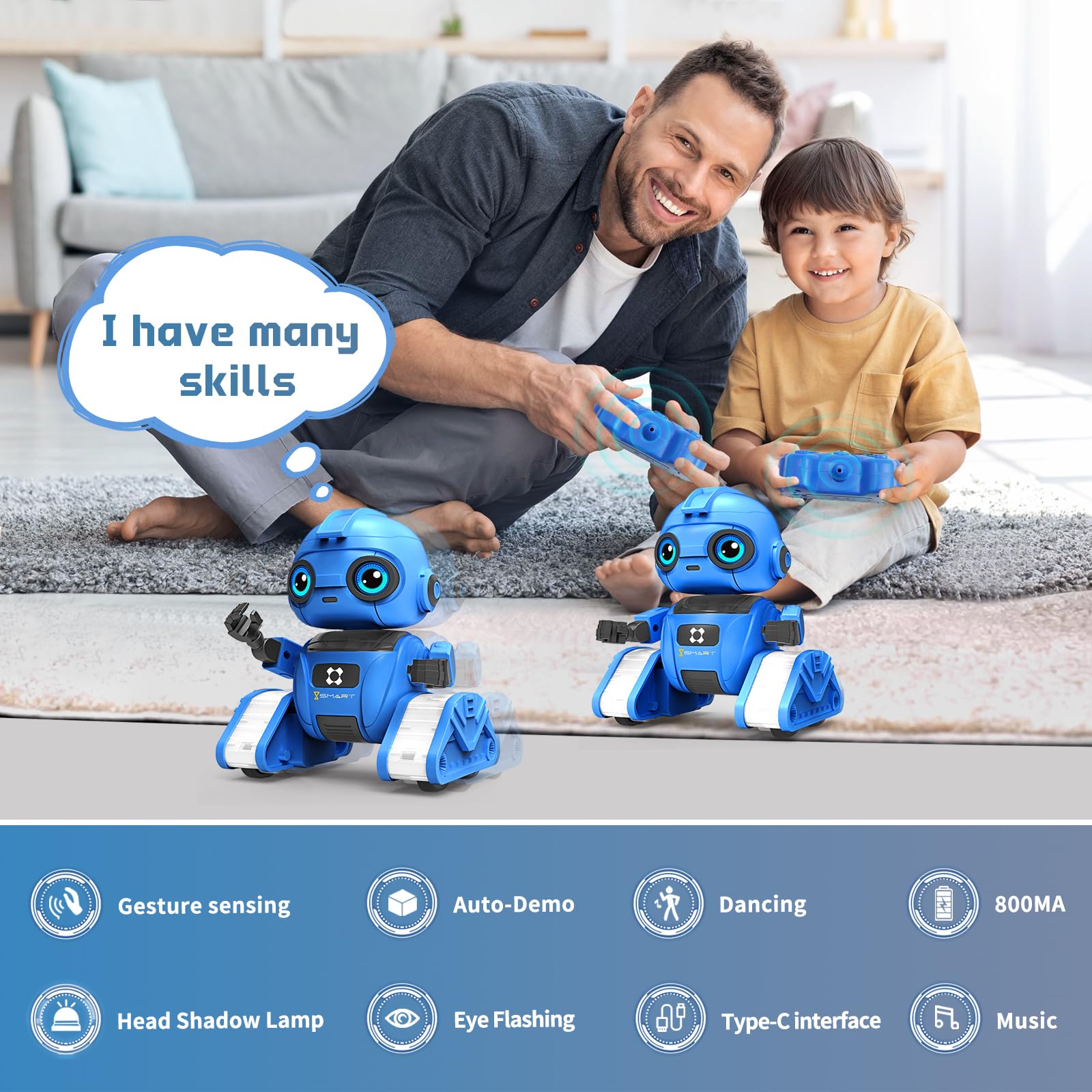 Dzxlin robot toy dancing mode highlights energetic movement for playtime