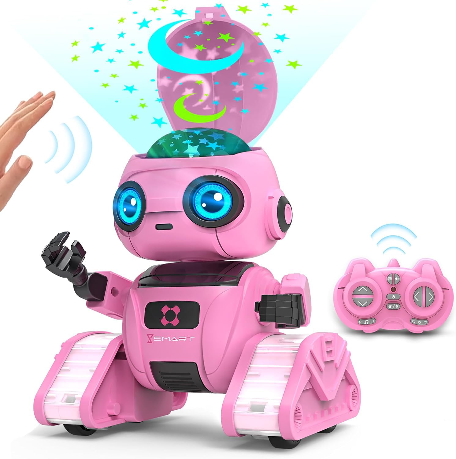 Dzxlin robot toy charges via USB Type-C for quick sessions
