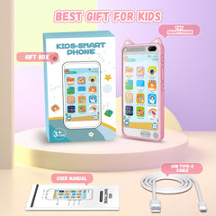 E teacher Kids Phone includes case and charger for ready setup