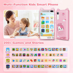 E teacher kids smart phone dual camera enhances pretend play and photos