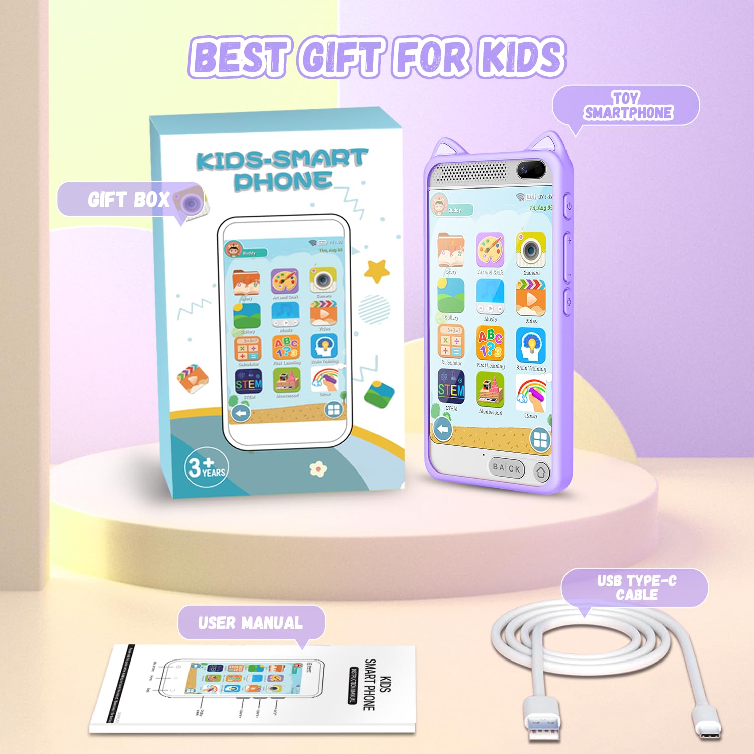 E teacher kids smartphone learning games collection promotes early skills