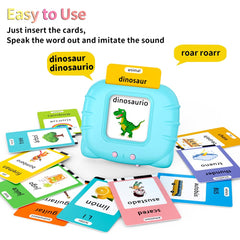 Eaever 520 sight words flashcards showcasing bilingual vocabulary with engaging content.
