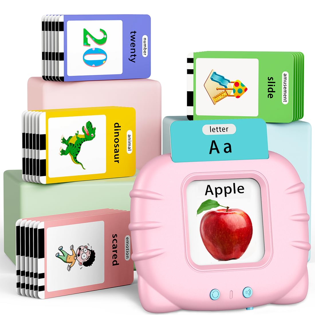 Eaever ABC Talking-Flash-Cards display 252 sight words for engaging early literacy practice.
