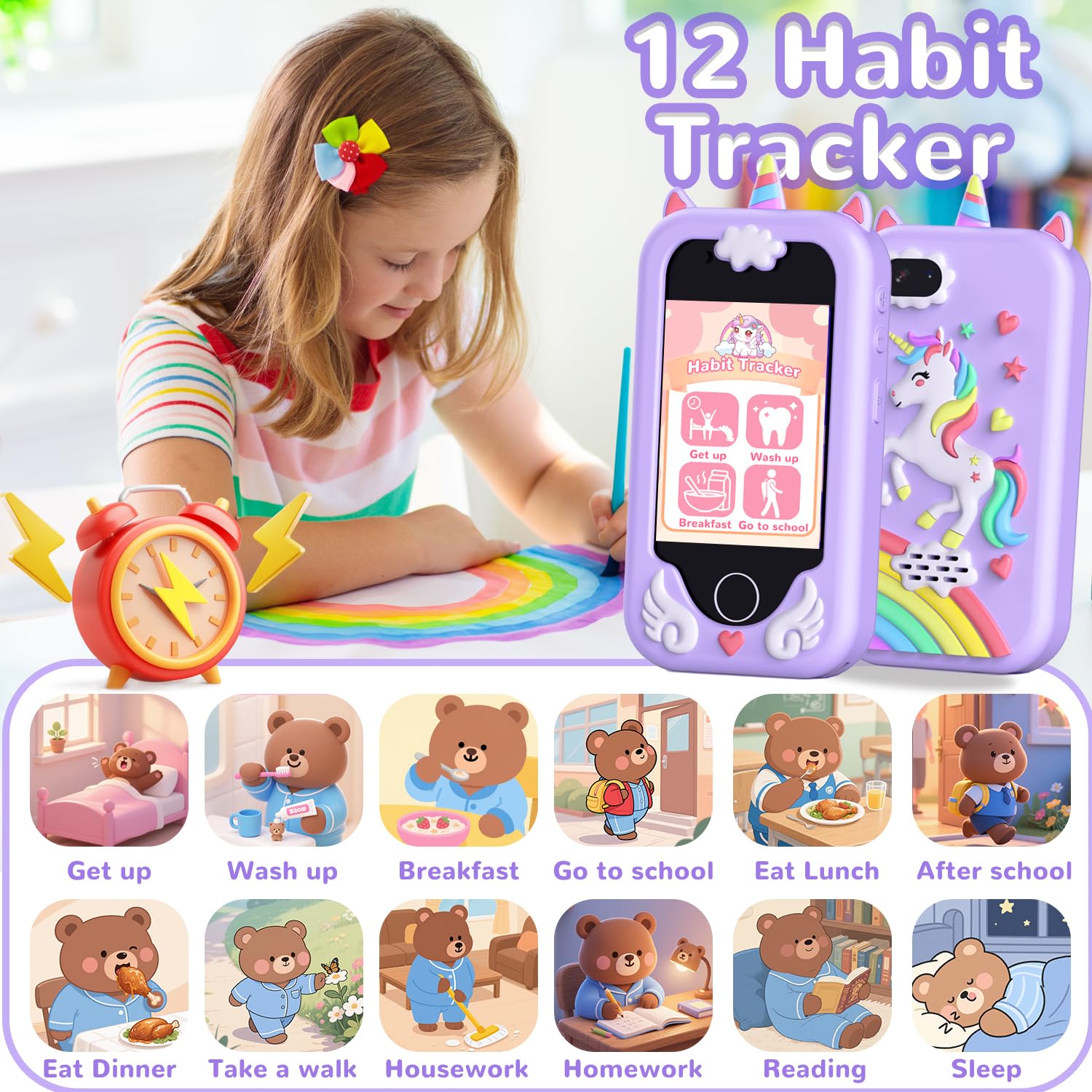Eaever Kids Play Phone educational games for cognitive play and focus.