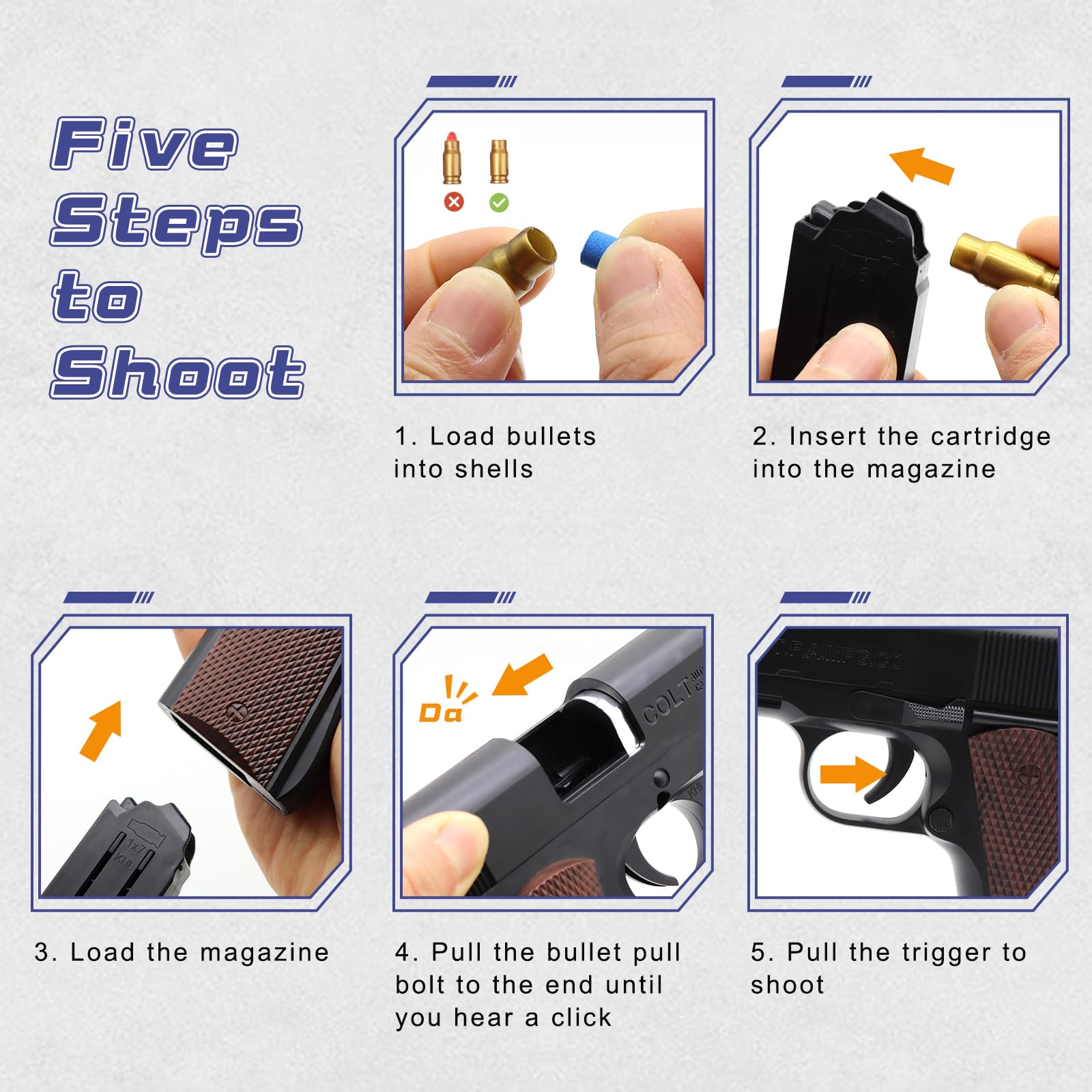 EagleGrove foam blaster supports family fun and skill development.
