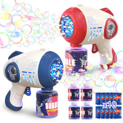 EagleStone 2 Bubble Gun with 8-holes-outlet for nonstop outdoor bubbles