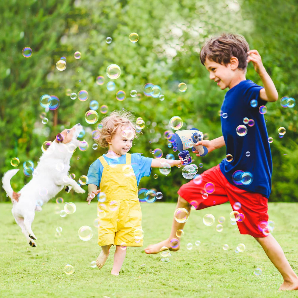 EagleStone 2 Bubble Gun 360-degree leak-proof design keeps play clean