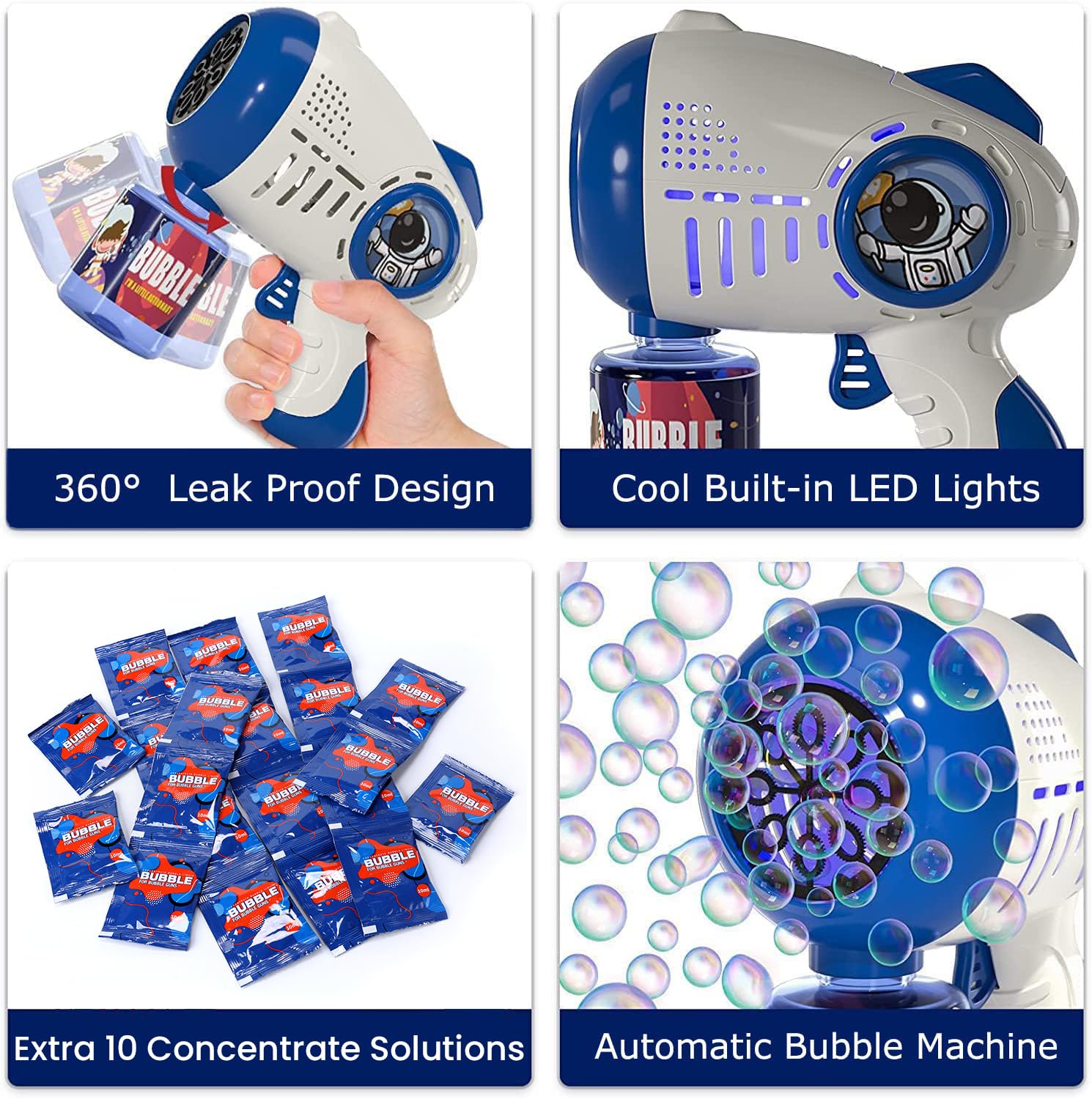 EagleStone 2 Bubble Gun makes a playful gift for birthdays and holidays