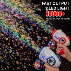EagleStone 2 Bubble Gun boosts outdoor party time and fun