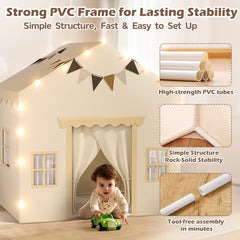 EagleStone 2-in-1 Kids Tent storage pockets keep toys handy