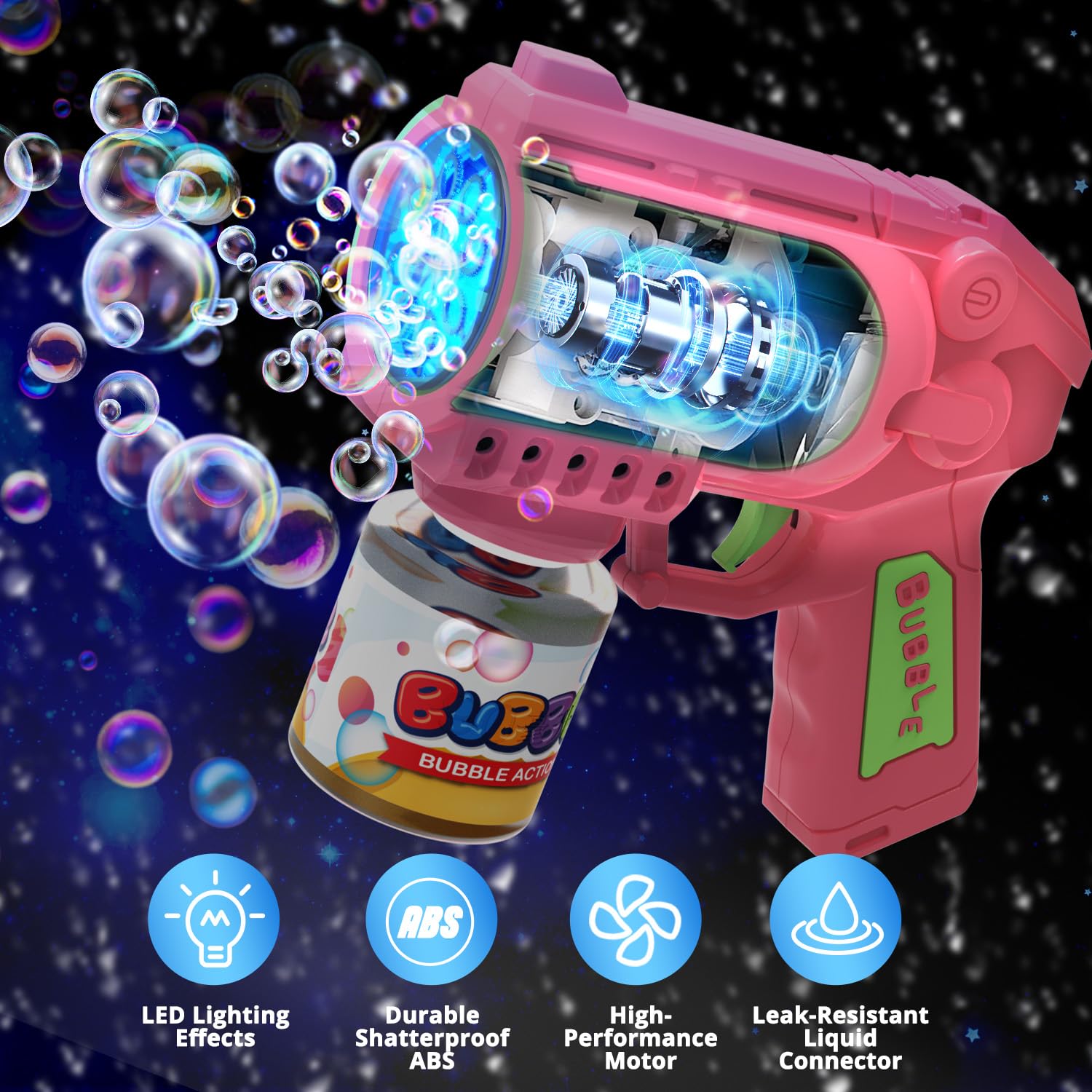 EagleStone 360° leak-proof design prevents spills during playtime.