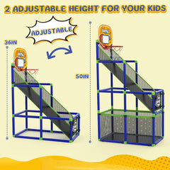 EagleStone basketball hoop assembly included for quick setup