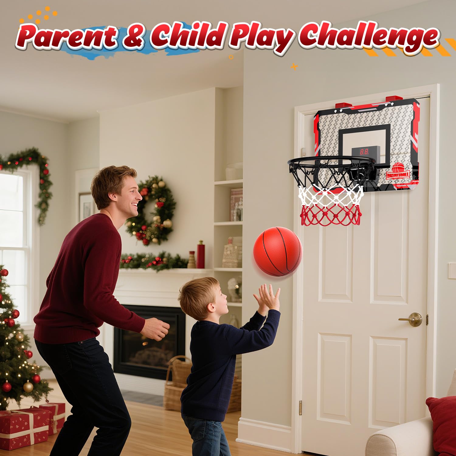 EagleStone users enjoying hoop in bedroom or office for quick, fun breaks.