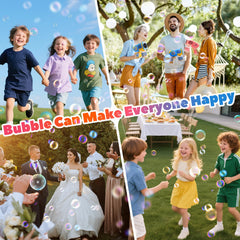 EagleStone handheld bubble blaster ready for outdoor adventures at the park.