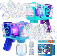 EagleStone bubble gun front view, compact design for kids' playtime.