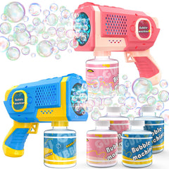 EagleStone two-pack bubble guns on display for backyard party fun.