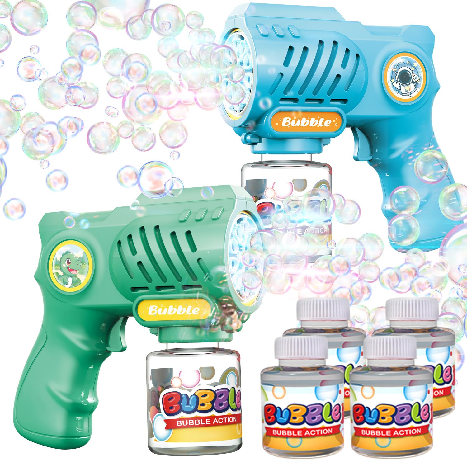 Eaglestone bubble gun two-pack for outdoor play and family fun