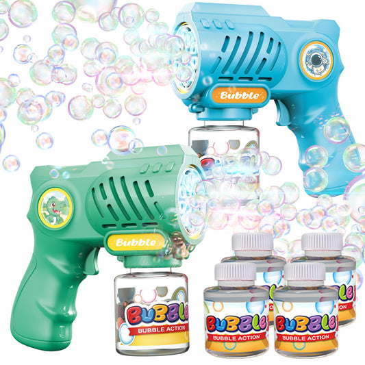 Eaglestone bubble gun two-pack for outdoor play and family fun