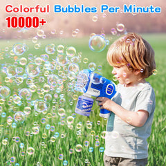 EagleStone bubble guns showcase a 360-degree leak-proof design for clean play.