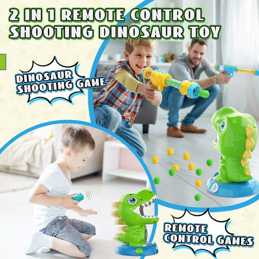 EagleStone dino shooting game with LED score display.