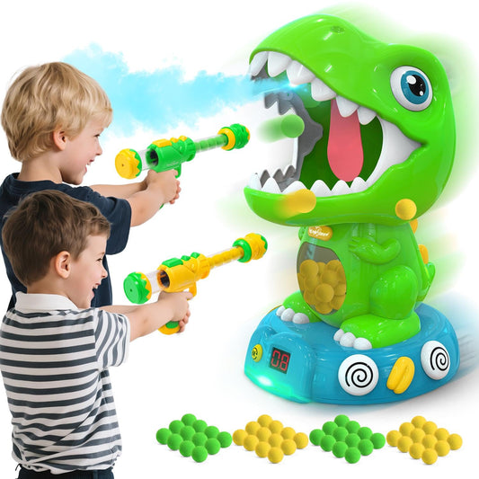 EagleStone dinosaur shooting toy with dino target for engaging indoor play.