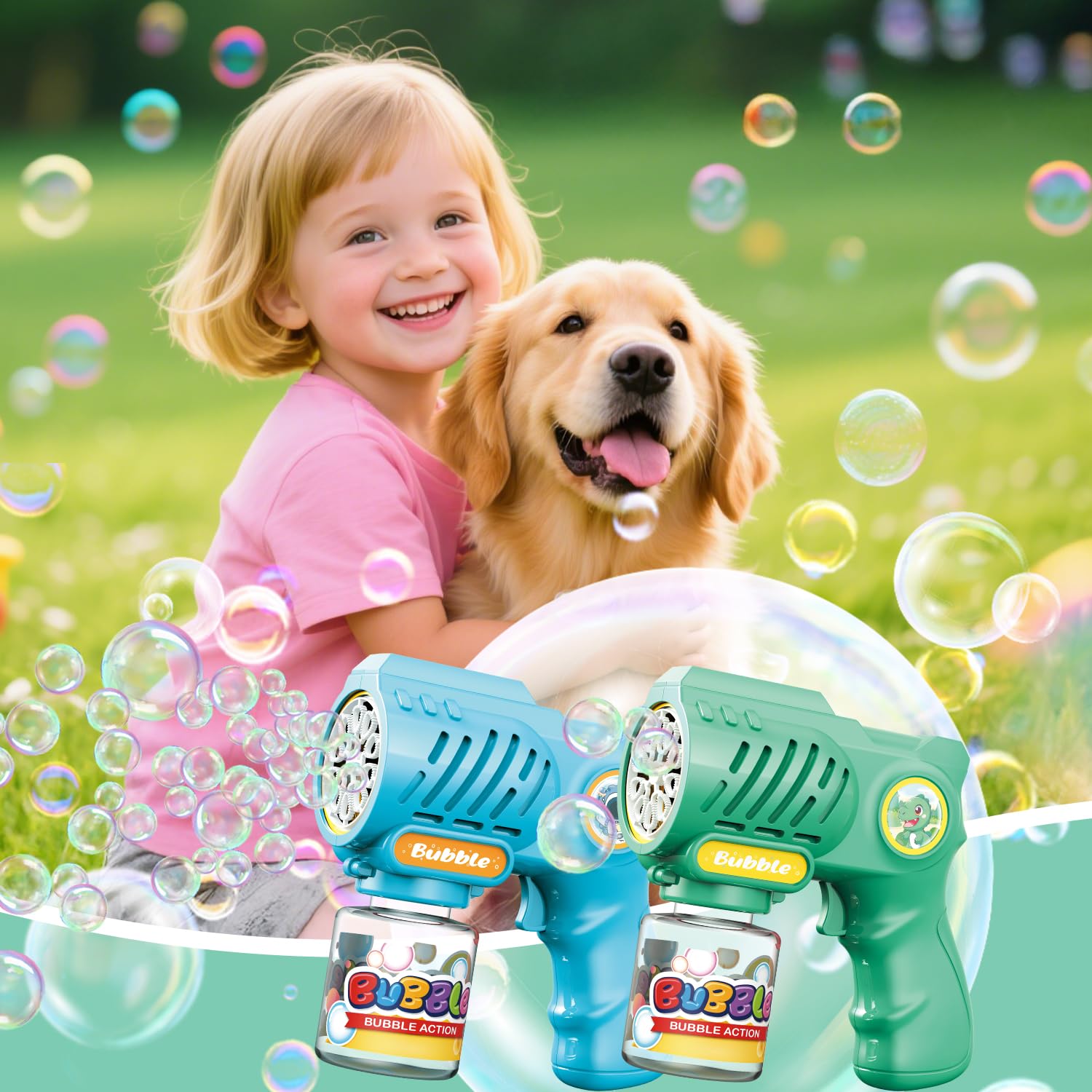 Eaglestone durable bubble gun makes a great birthday gift