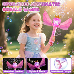 EagleStone easy-to-use bubble wand with simple button operation and refills.