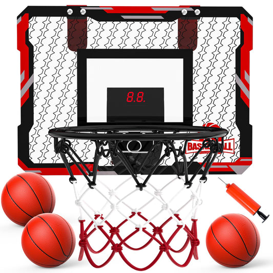EagleStone electronic scoring display for the mini basketball hoop enhances home arcade play.