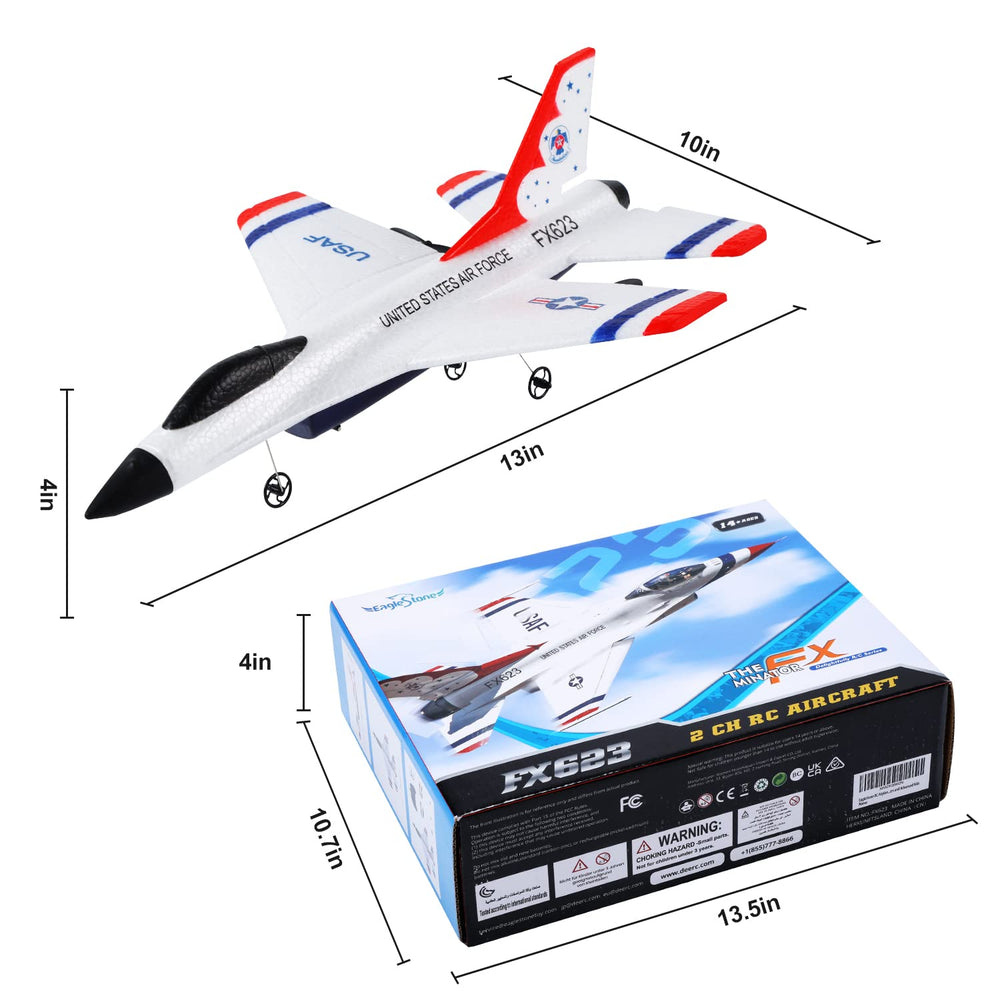 EagleStone Form RC Airplane features durable EPP foam for lightweight crashes.