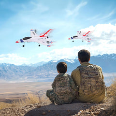 EagleStone Form RC Airplane includes three batteries for extended play.