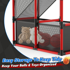 EagleStone backboard and base emphasize stability for indoor or outdoor play.