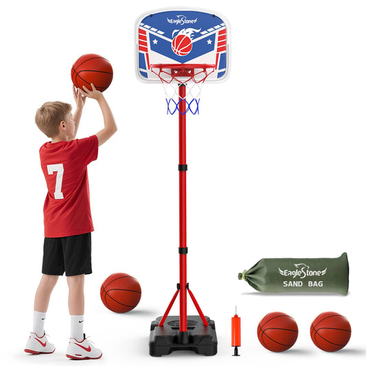 EagleStone height-adjustable stand grows with children.