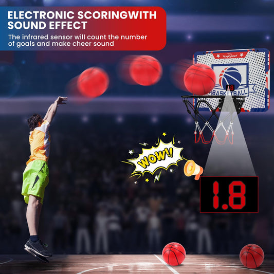 EagleStone hoop rim and net provide sturdy slam-dunk practice at home.