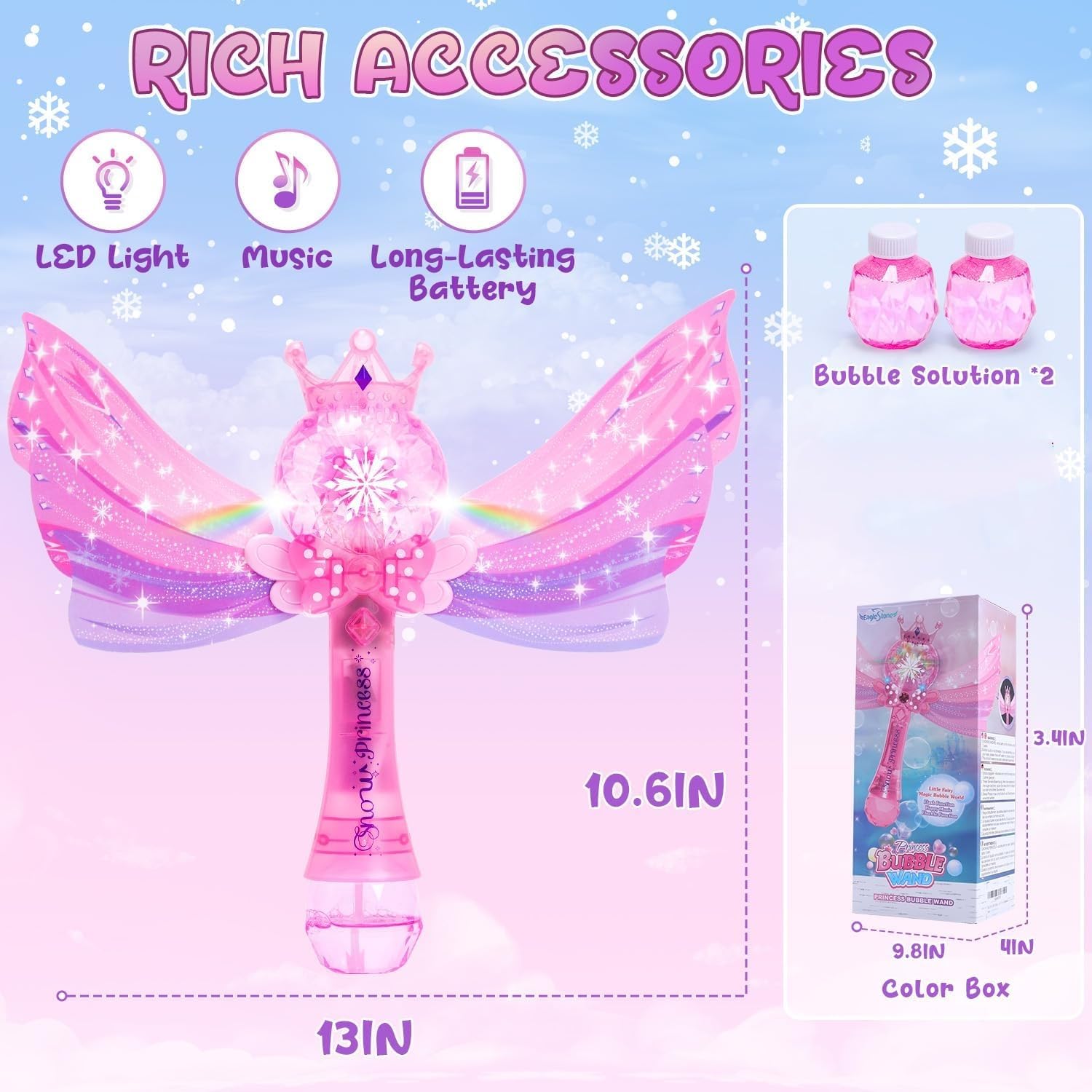 EagleStone Bubble Wand suitable for indoor or outdoor adventures