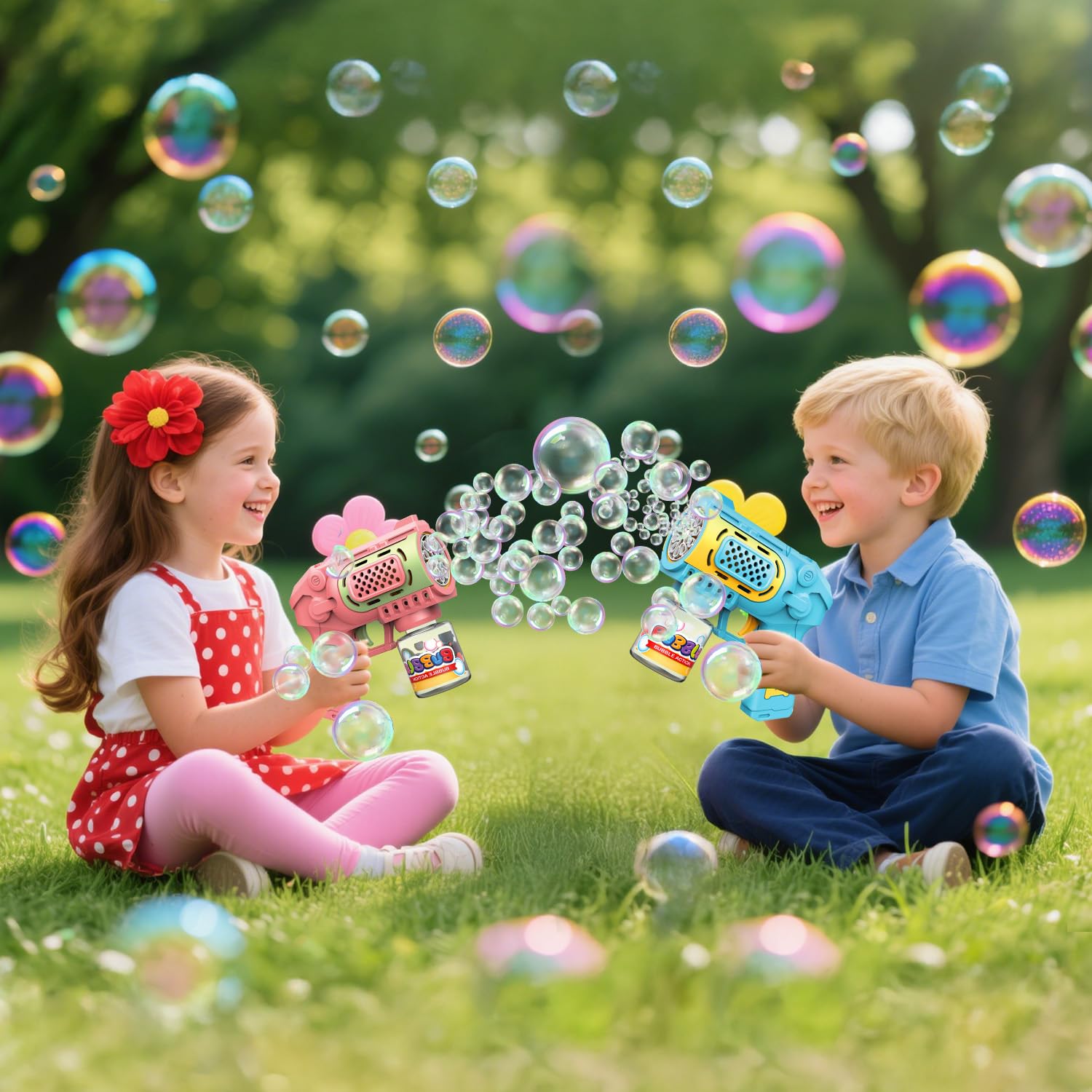 EagleStone party bubbles brighten celebrations with colorful cascades.