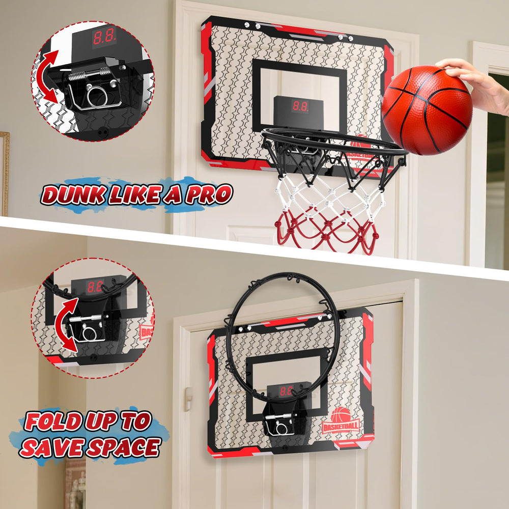 EagleStone reinforced backboard with padding to reduce impact and protect walls.