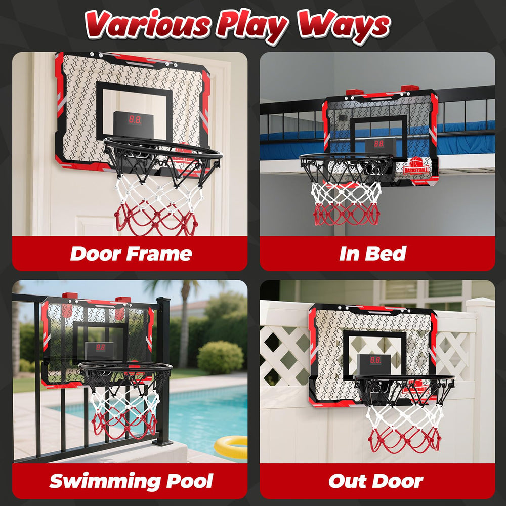 EagleStone stable door hook keeping the hoop securely mounted during energetic shots.