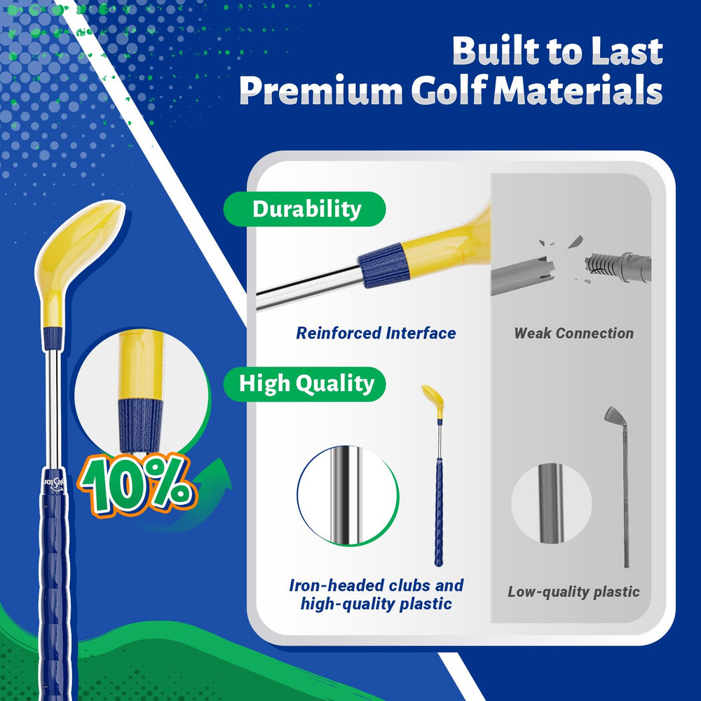 EagleStone set includes 15 balls for long, satisfying practice sessions.