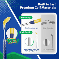 EagleStone set includes 15 balls for long, satisfying practice sessions.