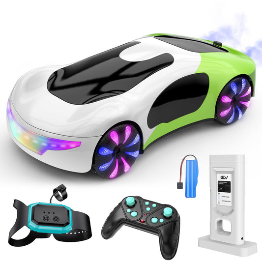 Eallpha gesture RC car front view highlights rugged ABS shell for durable play.