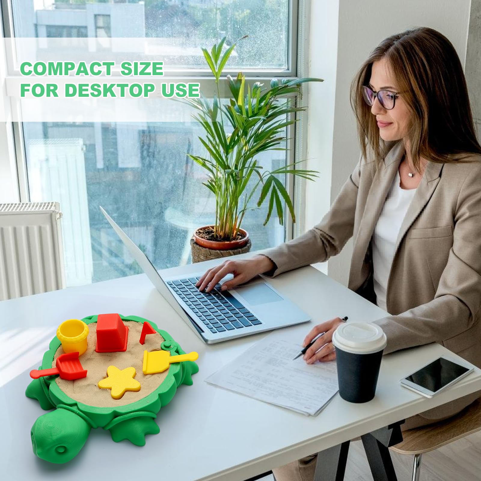 EAMC XHXX castle-maker tool adds hands-on sand crafting on your desk.