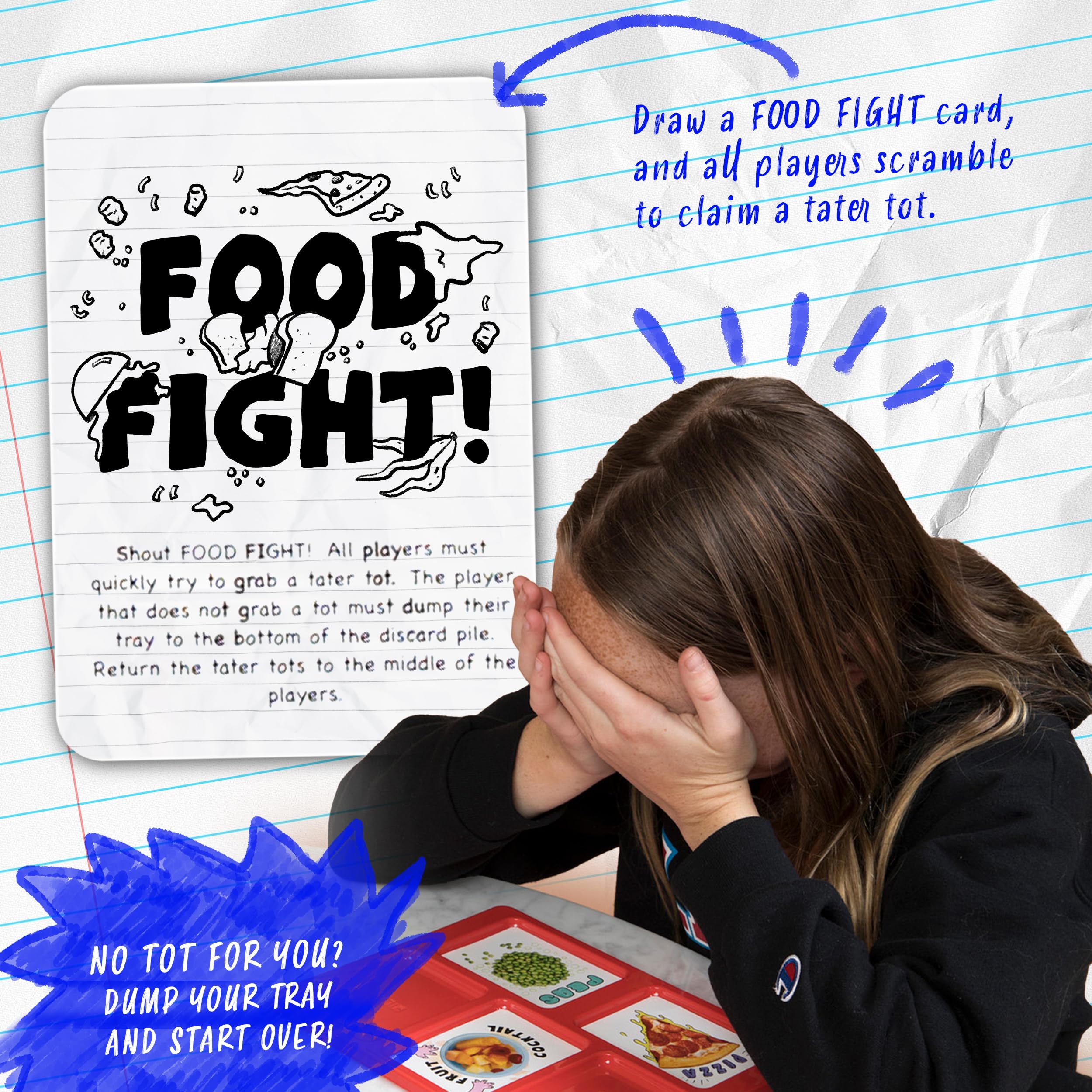 The Lunch Room 3-6 players setup supports easy family game nights