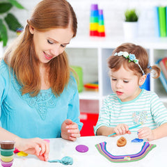 EASYCITY Butter Slime Kit with 20 charms for customizing slime looks