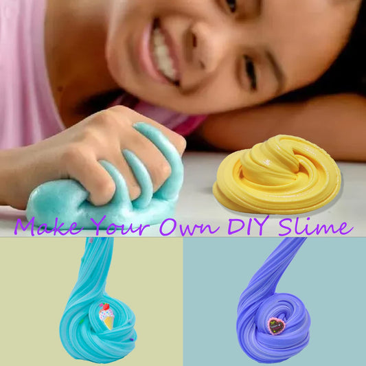 EASYCITY Butter Slime Kit colors displayed for creative mixing