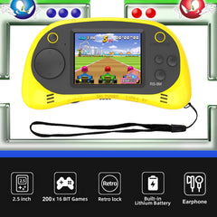EASEGMER 2.5-inch IPS screen delivers crisp retro visuals.
